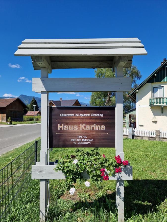 Hotel Haus Karina Bad Mitterndorf Exterior foto
